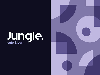 Jungle Cafe & Bar - Logo abstract brand identity branding design illustration jungle logo logotype pattern typography vector