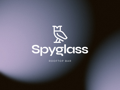 Spyglass Rooftop Bar - Logo bar brand design brand identity branding gradient logo logotype modern rooftop texture typography