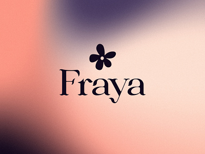 Fraya Skincare - Logo aesthetics brand design brand identity branding cosmetic flower fraya gradient logo logotype pattern skincare typography