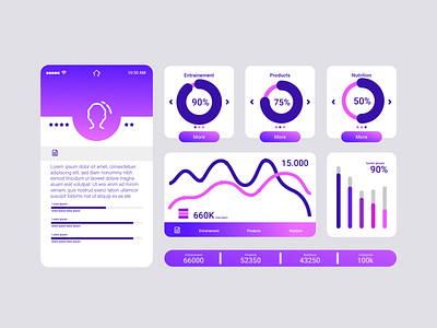 Purple Pink Dream design illustration ui user interface ux vector