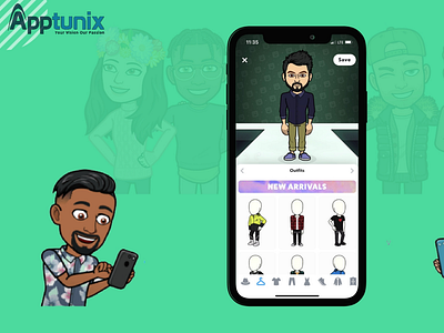 Create an app similar to Bitmoji, learn about its features!