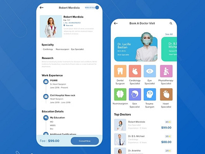 Have a glance at how a mobile app for doctor consultation works animation appdevelopment appdevelopmentcompanies appdevelopmentcompany branding consulting app design illustration mobile apps design mobileappdevelopment