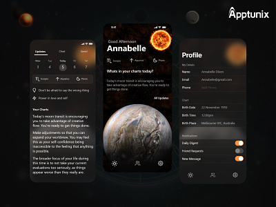 Astrology App Development Company | Make Future Brighter animation appdevelopment appdevelopmentcompanies astrology app branding design illustration logo mobile app designs ui vector