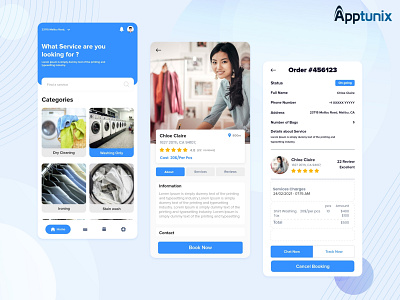 On-Demand Laundry Delivery App Development animation appdevelopment appdevelopmentcompany design illustration laundry app laundry app design mobile app design mobile app development uiux vector