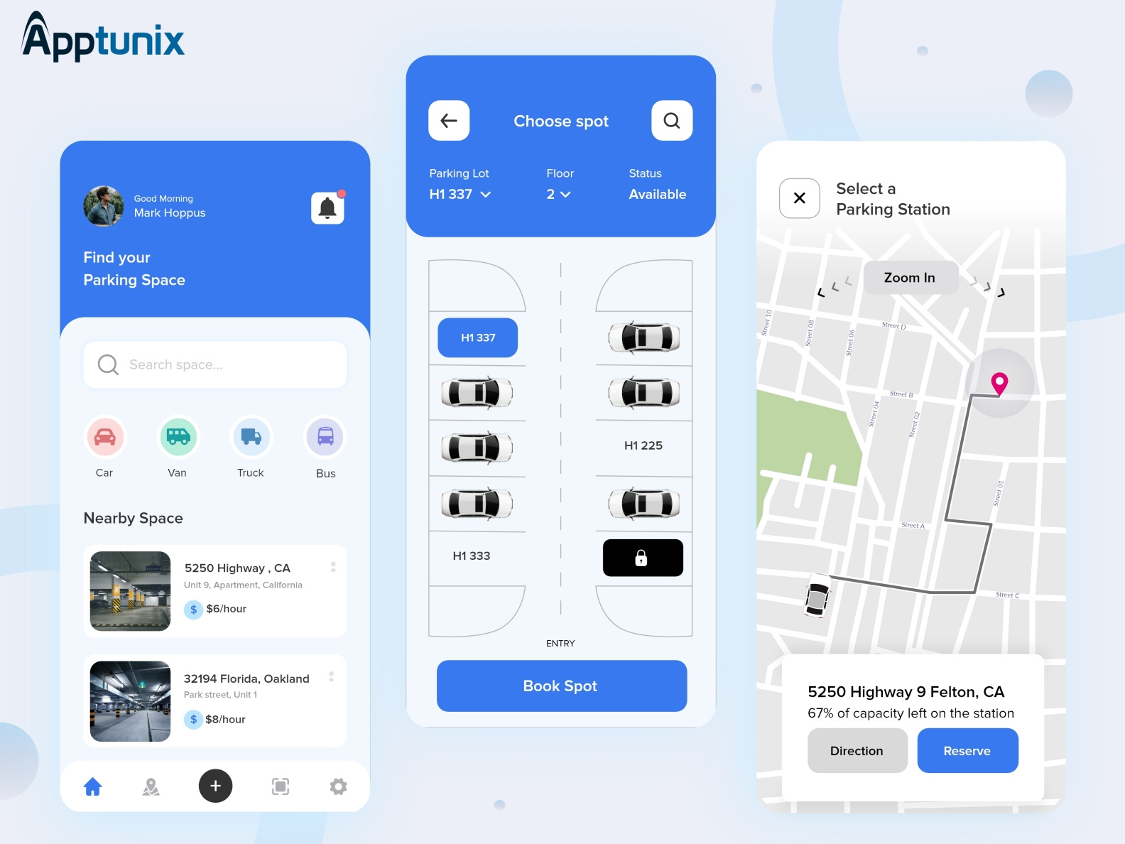 Develop your own Smart Car Parking system using IoT by Apptunix App