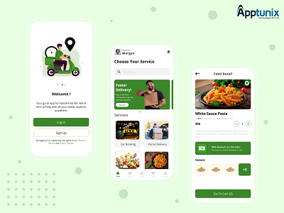 Want to create your own super App Like Gojek? app like appdevelopment appdevelopmentcompany apptunix design gojek app gojek app design illustration mobile app designs multi services app