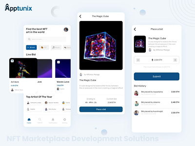 Best NFT Marketplace Development Solutions | Apptunix