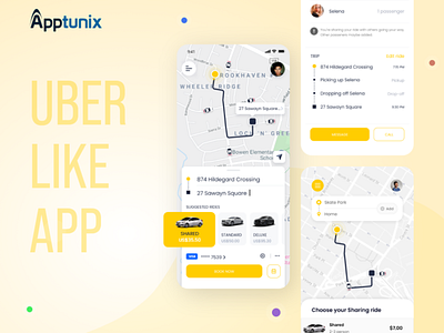 Uber Like App Development | Taxi App Development | Apptunix