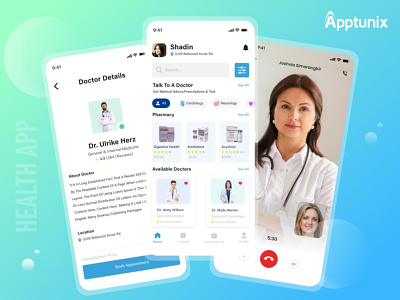 Groundbreaking Ideas For Health Apps | Case Study - Apptunix animation appdevelopment appdevelopmentcompany apptunix branding design health app ideas healthcare app design healthcare apps illustration redesign