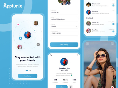 Social Media App Development Services | Apptunix animation app like instagram appdevelopment appdevelopmentcompany apptunix design graphic design illustration mobile social media app social media app development social media apps ui uiux vector