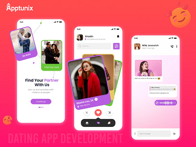Are You Thinking About Dating App Development? animation app like tinder apptunix dating app development dating app like bumble design mobile app development on demand dating app