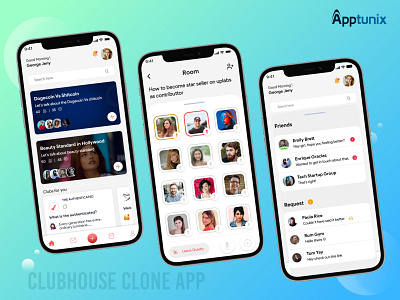 Audio-Chat Social Media App | Why To Build A Clubhouse Clone App appdevelopment appdevelopmentcompany apptunix clubhouse clubhouse clone clubhouse clone app development clubhouse clone script logo social audio app social audio chat app