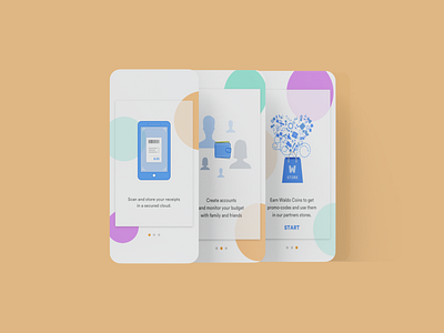 Waldo Onboarding app branding design illustration ui ui design