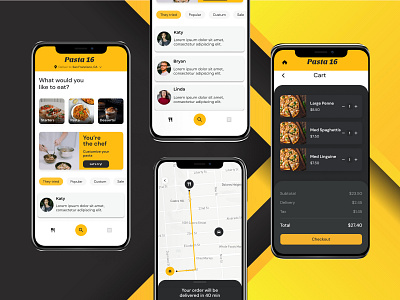 Pasta 16 App app app ddesign design ui ui design uiux design ux