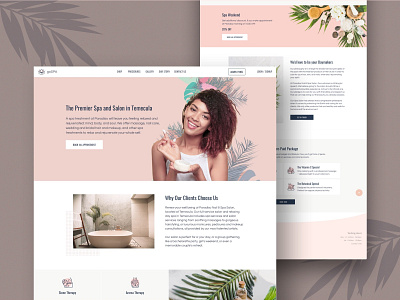 Spa Salon No-code Template