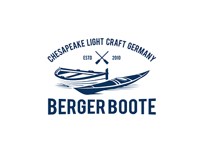 BergerBoote Logo Design boat branding design designer handyman illustration illustrator kayak logo vector wood