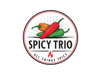 Spicy Trio logo design