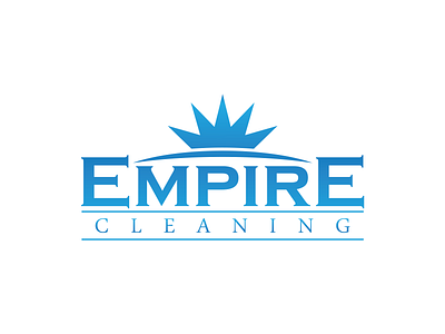 Empire Cleaning logo design branding business clean cleaning clear corporate identity design designer empire illustration illustrator logo shiny vector