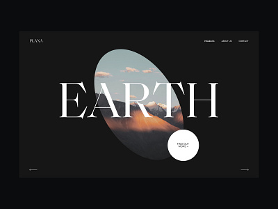 PLANA | Website agency website arrow branding button clean dailyui design earth logotype minimal new typography ui ui design user experience user interface ux web agency web design website