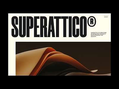 SUPERATTICO® animation branding clean design logo minimal typography user experience user interface