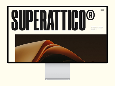 SUPERATTICO® agency apple clean design font illustration iphone logo mac menu minimal mockup navbar typography ui user experience user interface web agency