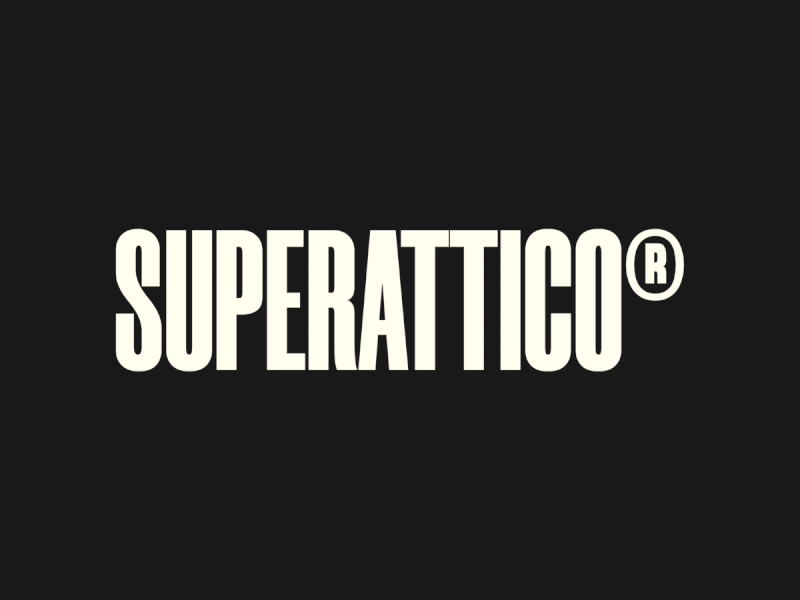 SUPERATTICO® clean design font gif illustration logo minimal typeface typography ui user experience user interface web agency