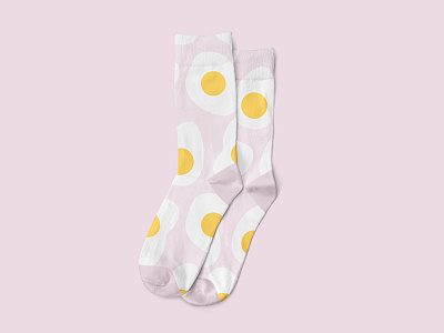 Sock Eggs! eggs pattern pattern design pink socks surface surface design textile design textiles white