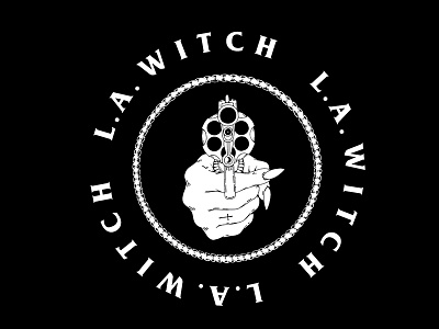 L.A. Witch // Witch Gun design illustration