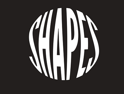 SHAPES design illustration logo typography