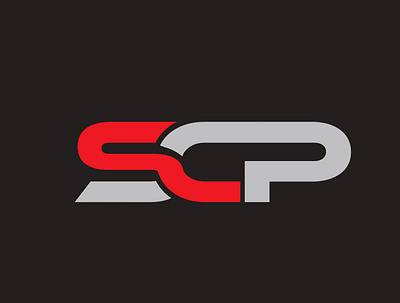 SCP design illustration logo typography