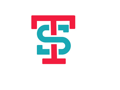 TS design illustration logo typography