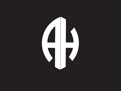 AH design illustration logo typography