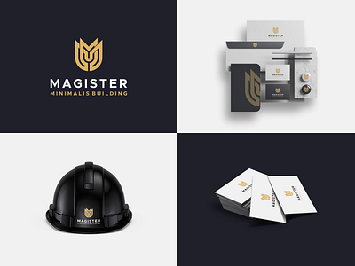 MAGISTER MINIMALIS 3d animation awesome beauty branding building design dribble dubai flatdesign graphic design illustration logo logos logotype motion graphics real estate ui ux vector