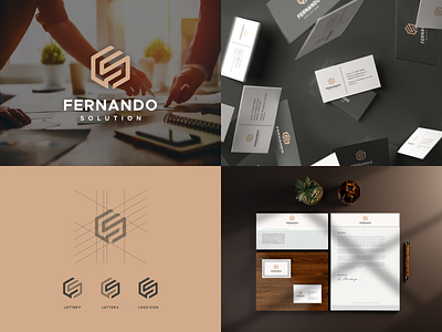 FERNANDO SOLUTION 3d animation awesome beauty branding design dribble flatdesign general graphic design illustration logo logo design logotype motion graphics school solution ui ux vector