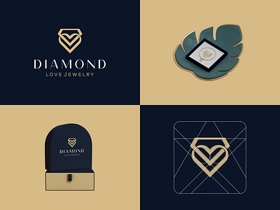 DIAMOND LOVE 3d animation apparel awesome beauty branding clothing design dribble flatdesign graphic design illustration jewelry logo logo design luxury motion graphics ui ux vector