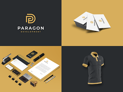 PARAGON DEVELOPMENT 3d animation awesome branding construction design dribble flatdesign graphic design illustration logo logo design logos logotype motion graphics property real estate ui ux vector