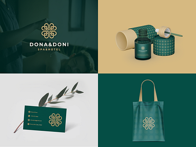 DONA & DONI SPA HOTEL 3d animation awesome beauty boutique branding design flatdesign graphic design illustration logo logo design logos logotype motion graphics real estate spa ui ux vector