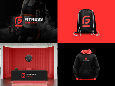 FITNESS GYM CENTER 3d animation awesome branding construction design dubai flatdesign graphic design gym health illustration logo logo design logotype motion graphics real estate ui ux vector