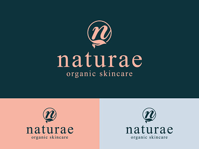 Naturae : Organic Skincare Brand beauty logo branding cosmetic logo design flat illustrator logo logo design logomaker minimal natural natural logo organic organic cosmetic organic logo vector