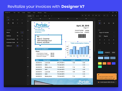 Designer V7's new look designer desktop app ui