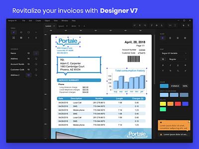 Designer V7's new look