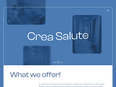 Crea Salute web design