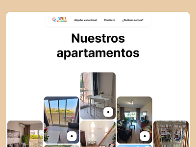 Vive Benalmadena new web page apartment home page house real estate rental web design wordpress