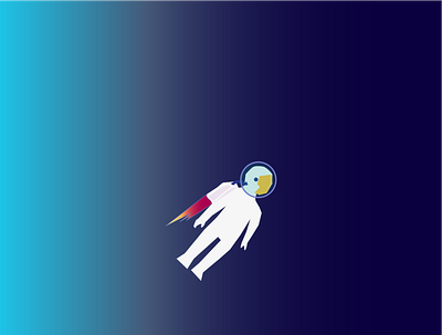 Wandering - Spaceman Illustration artwork astronaut design digital art digital illustration illustration minimal space spaceman