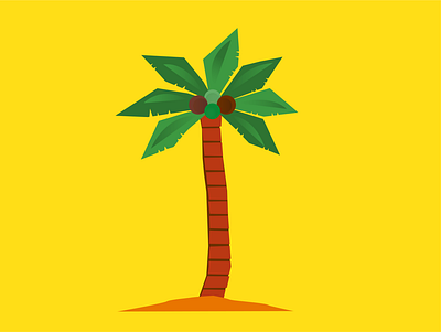 The Palm Tree artwork design illustration
