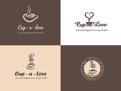 Set of Logos and Screenshot app brand coffee icon ios iphone mobile screenshot. logo social media ui ux