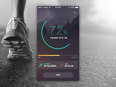 Screenshot - Fitness Mobile App