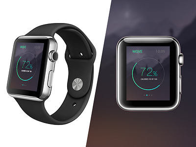 Apple Watch Template - Fitness Mobile App android app apple fitness health iphone logo mobile screenshot ui watch wearable