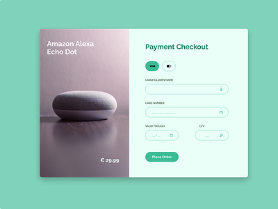 Payment Checkout - DailyUI - #Day002