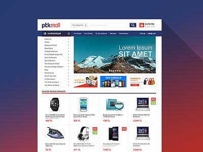 Ptkmall E-Commerce Web Site ecommerce ptkmall website